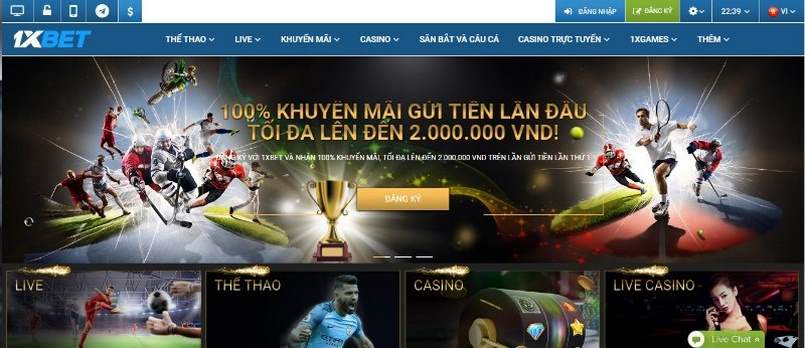 Nhiều khuyến mãi có giá trị đang chờ đợi bạn khi tham gia website chính thức của 1xBet